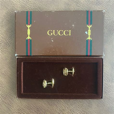 gemelli gucci in metallo|Gemelli Gucci da uomo .